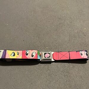 Playful Pink and Yellow Jumpsuit with Stylish seatbelt belt from smal to large